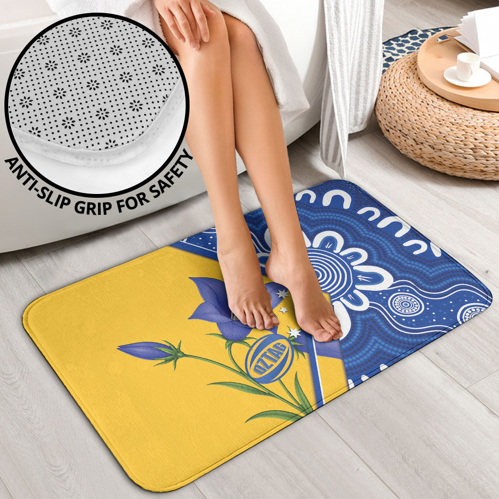 Australian Capital Territory Oztag Bathroom Set ACT Royal Bluebell Indigenous Art