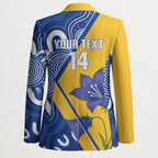 Australian Capital Territory Oztag Custom Blazer ACT Royal Bluebell Indigenous Art