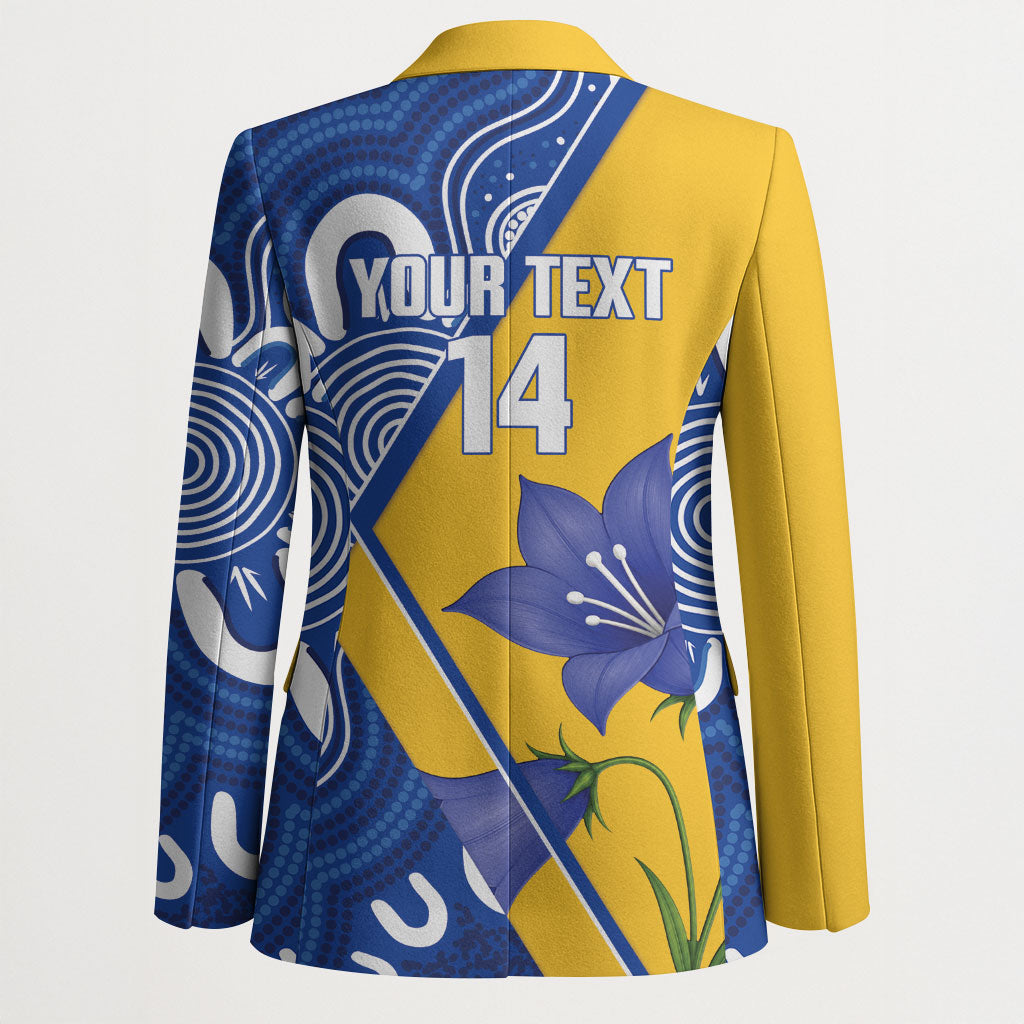 Australian Capital Territory Oztag Custom Blazer ACT Royal Bluebell Indigenous Art
