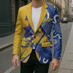 Australian Capital Territory Oztag Custom Blazer ACT Royal Bluebell Indigenous Art