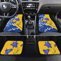 Australian Capital Territory Oztag Custom Car Mats ACT Royal Bluebell Indigenous Art