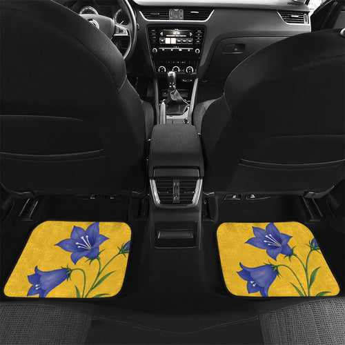 Australian Capital Territory Oztag Custom Car Mats ACT Royal Bluebell Indigenous Art