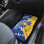 Australian Capital Territory Oztag Custom Car Mats ACT Royal Bluebell Indigenous Art