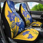 Australian Capital Territory Oztag Car Seat Cover ACT Royal Bluebell Indigenous Art