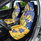 Australian Capital Territory Oztag Car Seat Cover ACT Royal Bluebell Indigenous Art