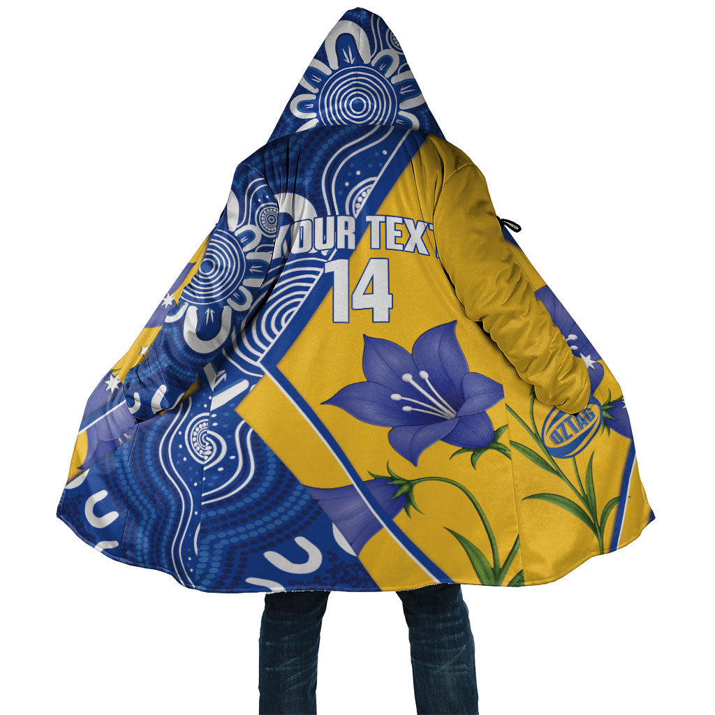 Australian Capital Territory Oztag Custom Cloak ACT Royal Bluebell Indigenous Art