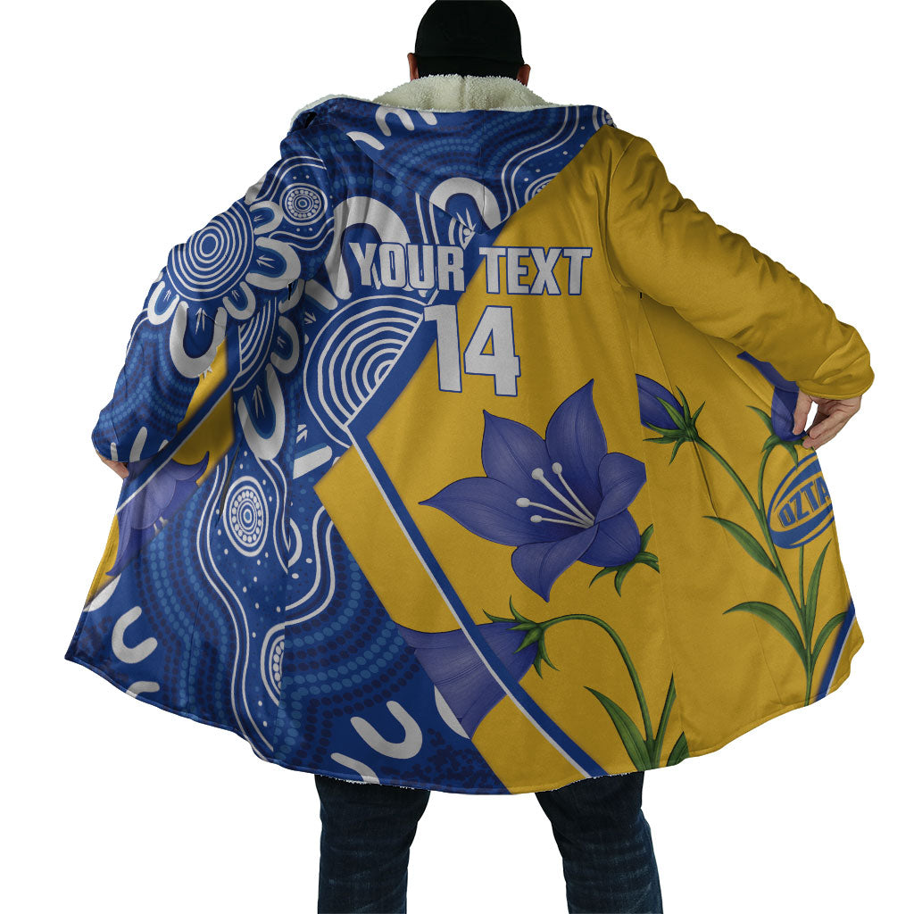 Australian Capital Territory Oztag Custom Cloak ACT Royal Bluebell Indigenous Art