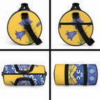 Australian Capital Territory Oztag Duffle Bag ACT Royal Bluebell Indigenous Art