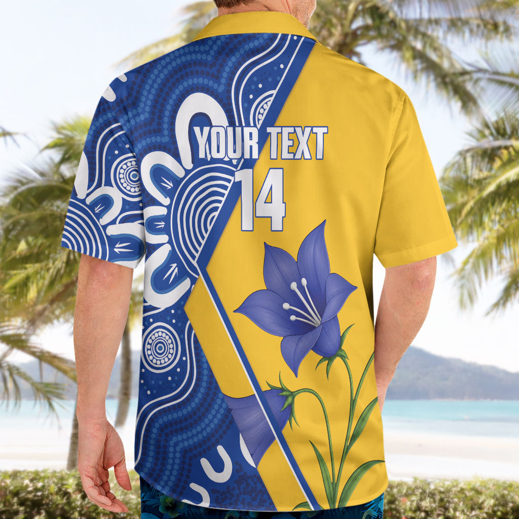 Australian Capital Territory Oztag Custom Hawaiian Shirt ACT Royal Bluebell Indigenous Art