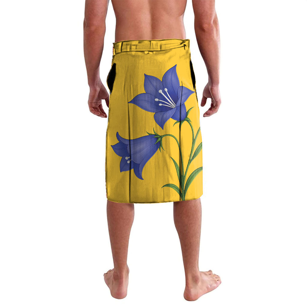 Australian Capital Territory Oztag Custom Lavalava ACT Royal Bluebell Indigenous Art