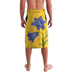Australian Capital Territory Oztag Custom Lavalava ACT Royal Bluebell Indigenous Art