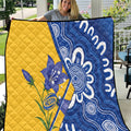 Australian Capital Territory Oztag Quilt ACT Royal Bluebell Indigenous Art