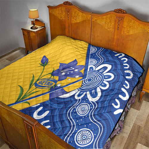 Australian Capital Territory Oztag Quilt ACT Royal Bluebell Indigenous Art