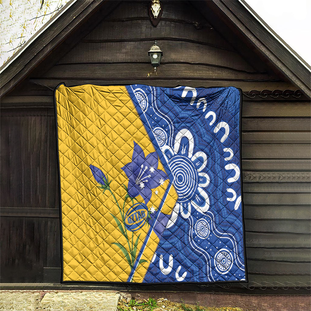 Australian Capital Territory Oztag Quilt ACT Royal Bluebell Indigenous Art