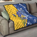Australian Capital Territory Oztag Quilt ACT Royal Bluebell Indigenous Art