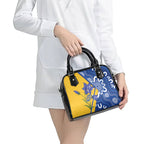 Australian Capital Territory Oztag Shoulder Handbag ACT Royal Bluebell Indigenous Art