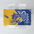 Australian Capital Territory Oztag Tablecloth ACT Royal Bluebell Indigenous Art
