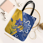 Australian Capital Territory Oztag Tote Bag ACT Royal Bluebell Indigenous Art