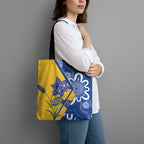 Australian Capital Territory Oztag Tote Bag ACT Royal Bluebell Indigenous Art