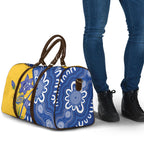 Australian Capital Territory Oztag Travel Bag ACT Royal Bluebell Indigenous Art