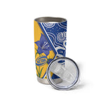 Australian Capital Territory Oztag Custom Tumbler Cup ACT Royal Bluebell Indigenous Art