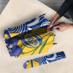 Australian Capital Territory Oztag Umbrella ACT Royal Bluebell Indigenous Art