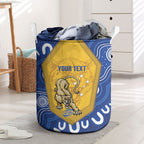 ACT Cougars Oztag Custom Laundry Basket Australian Capital Territory Indigenous Art