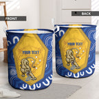 ACT Cougars Oztag Custom Laundry Basket Australian Capital Territory Indigenous Art