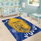 ACT Cougars Oztag Custom Area Rug Australian Capital Territory Indigenous Art