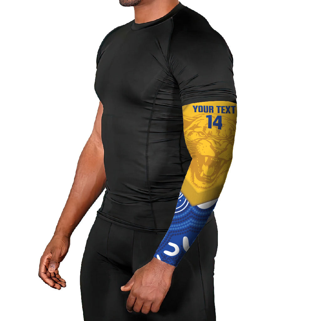 ACT Cougars Oztag Custom Arm Sleeves Australian Capital Territory Indigenous Art