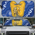 ACT Cougars Oztag Custom Auto Sun Shade Australian Capital Territory Indigenous Art