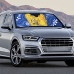 ACT Cougars Oztag Custom Auto Sun Shade Australian Capital Territory Indigenous Art