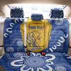 ACT Cougars Oztag Custom Back Car Seat Cover Australian Capital Territory Indigenous Art