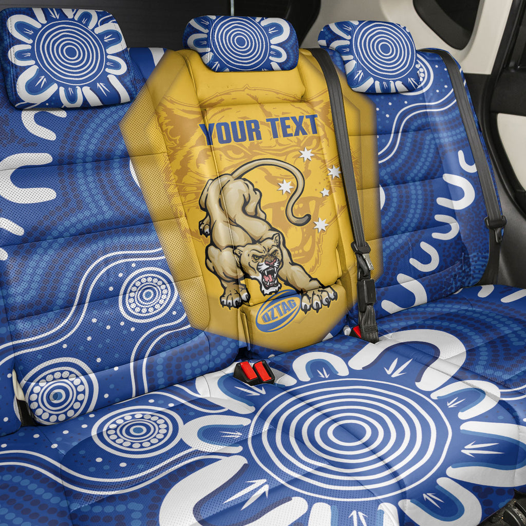 ACT Cougars Oztag Custom Back Car Seat Cover Australian Capital Territory Indigenous Art