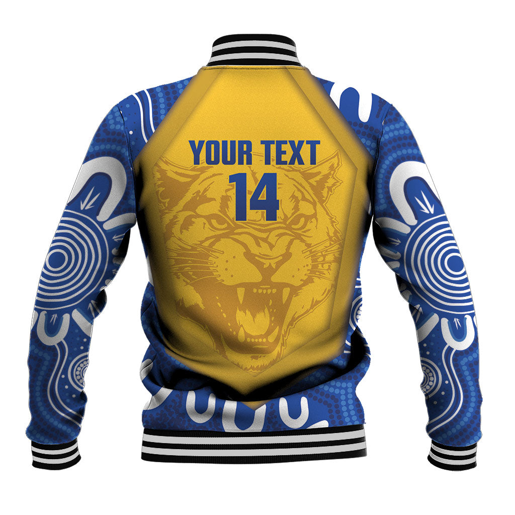 ACT Cougars Oztag Custom Baseball Jacket Australian Capital Territory Indigenous Art