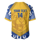 ACT Cougars Oztag Custom Baseball Jersey Australian Capital Territory Indigenous Art
