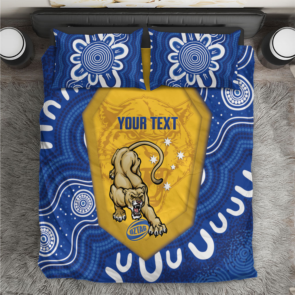 ACT Cougars Oztag Custom Bedding Set Australian Capital Territory Indigenous Art