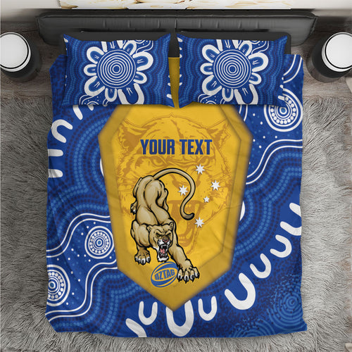 ACT Cougars Oztag Custom Bedding Set Australian Capital Territory Indigenous Art