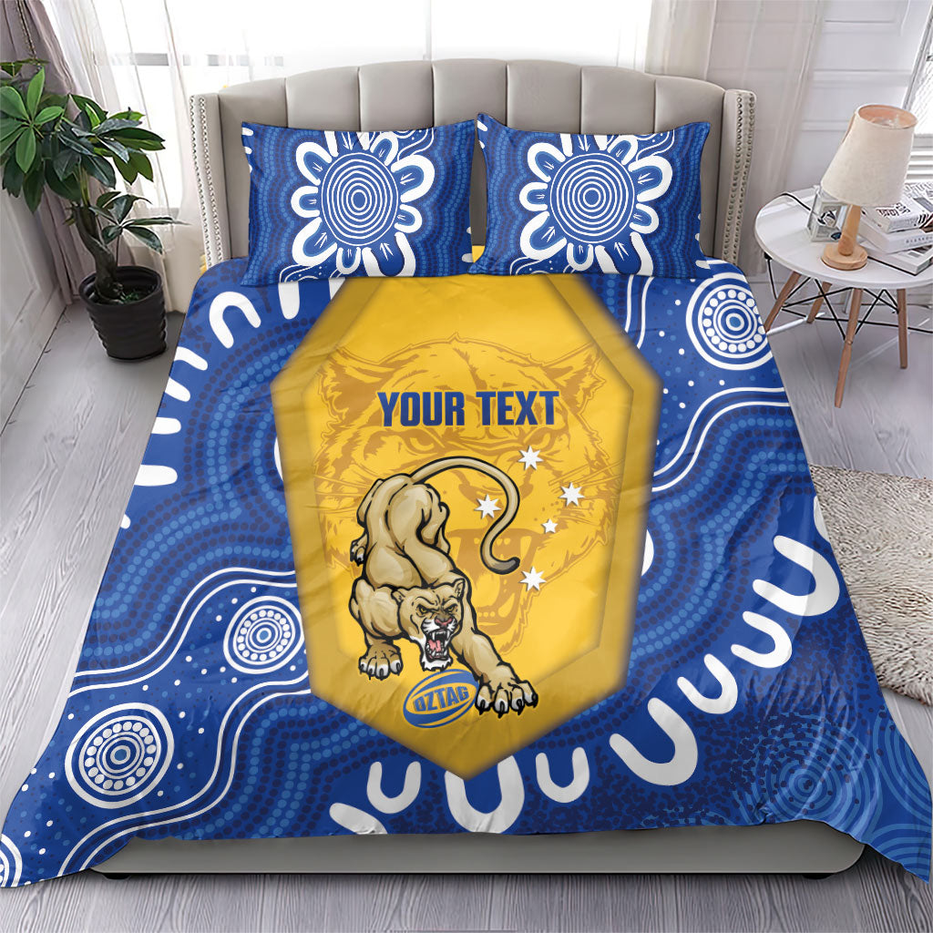 ACT Cougars Oztag Custom Bedding Set Australian Capital Territory Indigenous Art