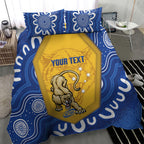 ACT Cougars Oztag Custom Bedding Set Australian Capital Territory Indigenous Art