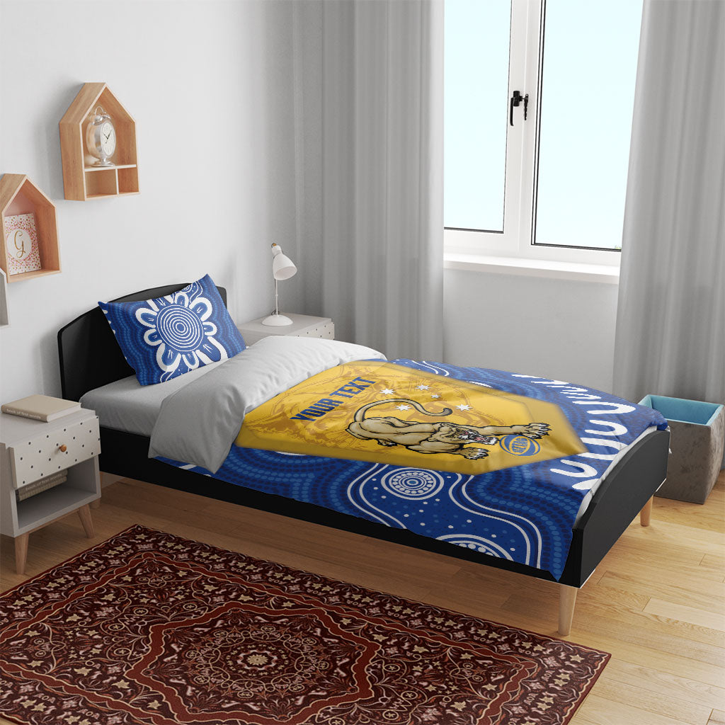 ACT Cougars Oztag Custom Bedding Set Australian Capital Territory Indigenous Art
