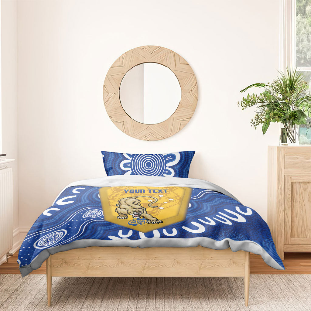 ACT Cougars Oztag Custom Bedding Set Australian Capital Territory Indigenous Art