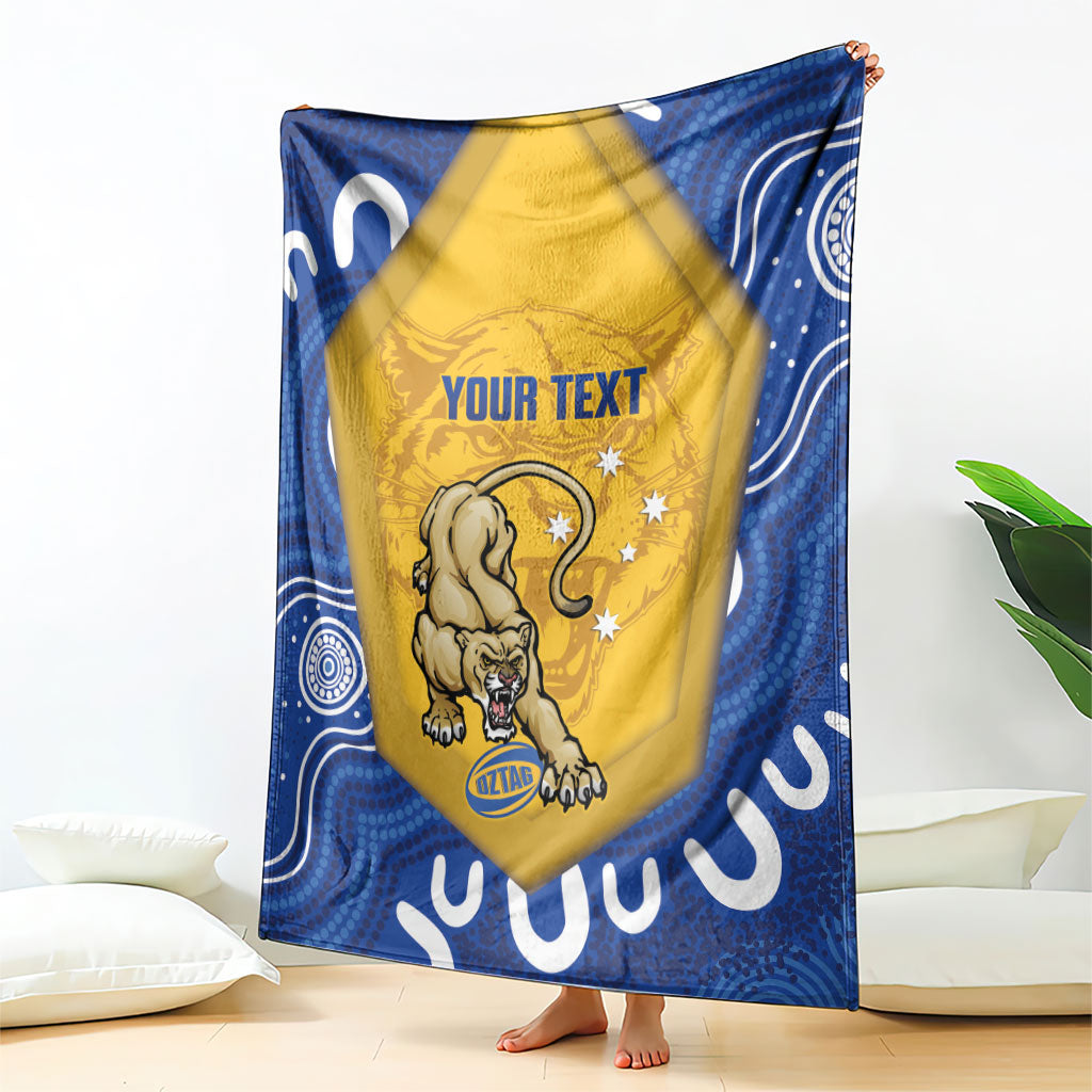 ACT Cougars Oztag Custom Blanket Australian Capital Territory Indigenous Art