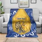 ACT Cougars Oztag Custom Blanket Australian Capital Territory Indigenous Art