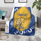 ACT Cougars Oztag Custom Blanket Australian Capital Territory Indigenous Art