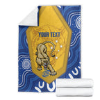 ACT Cougars Oztag Custom Blanket Australian Capital Territory Indigenous Art