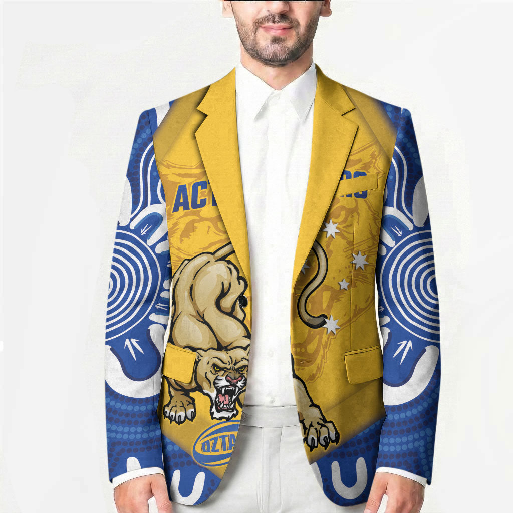 ACT Cougars Oztag Custom Blazer Australian Capital Territory Indigenous Art