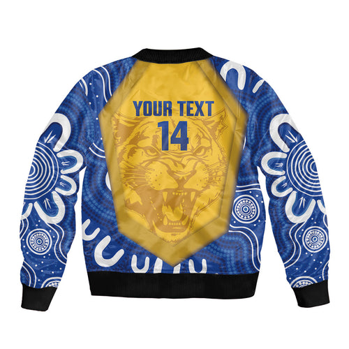 ACT Cougars Oztag Custom Bomber Jacket Australian Capital Territory Indigenous Art