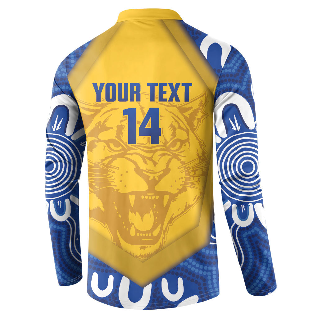 ACT Cougars Oztag Custom Button Sweatshirt Australian Capital Territory Indigenous Art