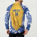 ACT Cougars Oztag Custom Button Sweatshirt Australian Capital Territory Indigenous Art